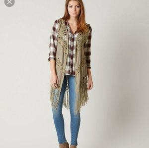 Macarame Fringe Vest